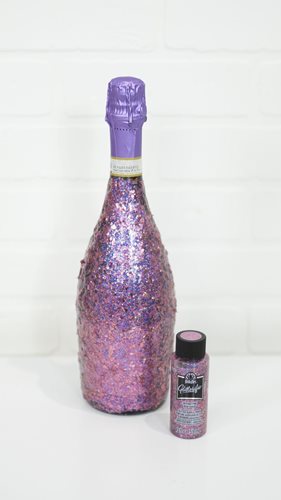 Glitterific Galentine Painted Bottle 