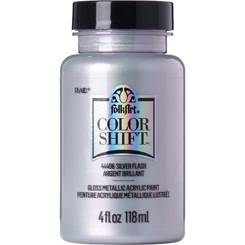 FolkArt ® Color Shift™ Acrylic Paint - Silver Flash, 4 oz. - 44496