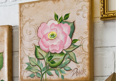 Rose on Canvas II