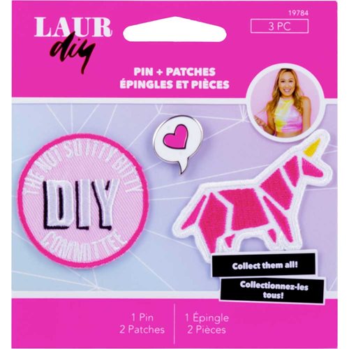 LaurDIY ® Pins & Patches - Unicorn Whimsy - 19784