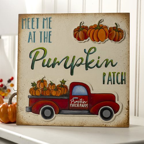 Meet Me At The Pumpkin Patch Fall Sign