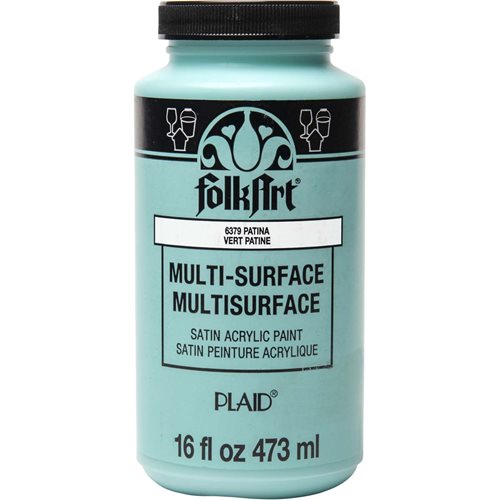 FolkArt ® Multi-Surface Satin Acrylic Paints - Patina, 16 oz. - 6379