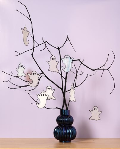 Gallery Glass Ghost Ornaments