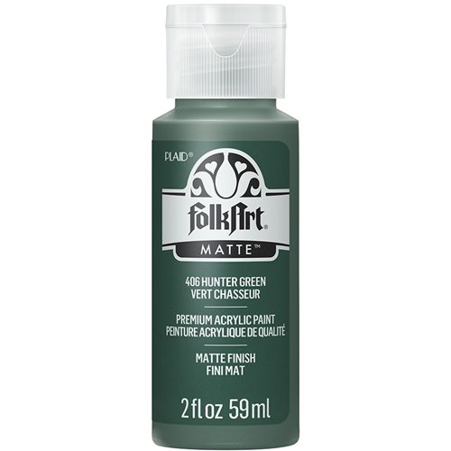 FolkArt ® Acrylic Colors - Hunter Green, 2 oz. - 406