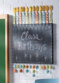 Classroom Birthdays Sign