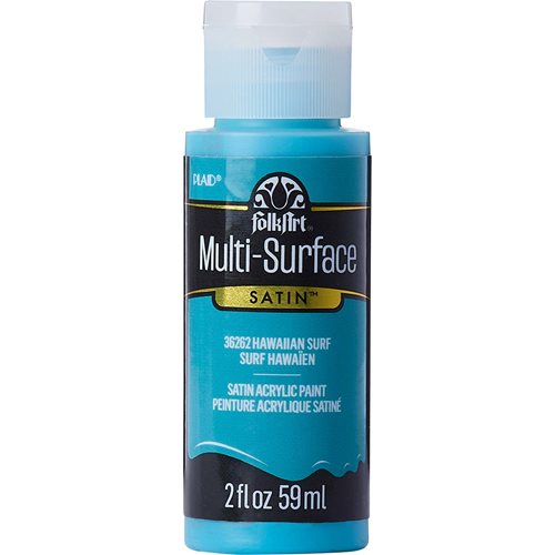 FolkArt ® Multi-Surface Satin Acrylic Paints - Hawaiian Surf, 2 oz. - 36262
