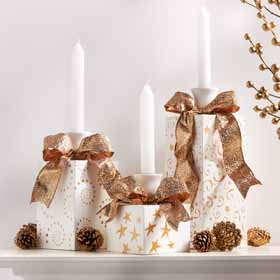 Glitzy Candle Holder Packages