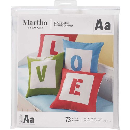Martha Stewart ® Paper Stencils - San Serif Alphabet - 32983