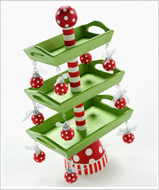 3-Tier Christmas Candy Tray