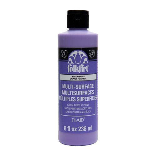 FolkArt ® Multi-Surface Satin Acrylic Paints - Lavender, 8 oz. - 4782