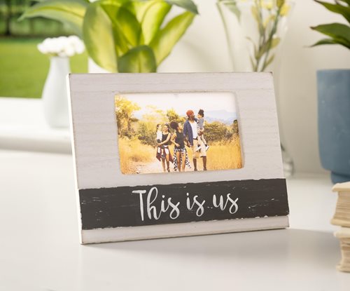 "This Is Us" Whitewashed Frame