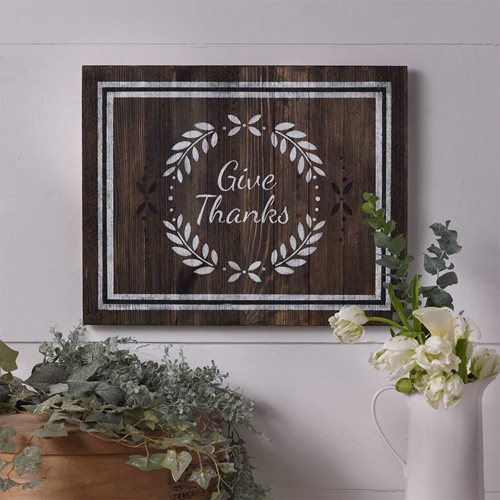 Give Thanks Pallet Sign