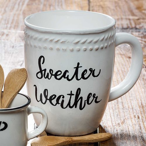 DIY Painted Coffee Mug - Sweater Weather