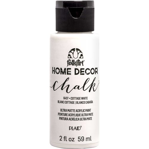 FolkArt Home Decor Chalk - Cottage White, 2 oz. - 6437