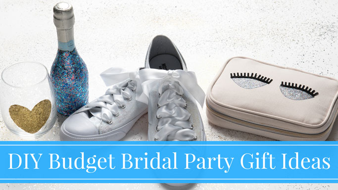 5 DIY Budget Bridal Party Glitter Gift Ideas