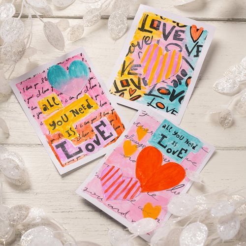 Valentines Cards- Clipart Collage