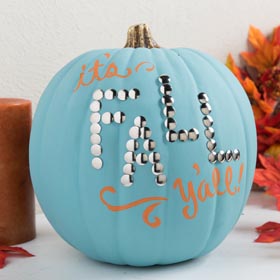 Pumpkin Decorating Idea for Fall