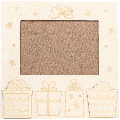 Plaid ® Wood Surfaces - Merry and Bright Celebration Frame and Plaque - 56979
