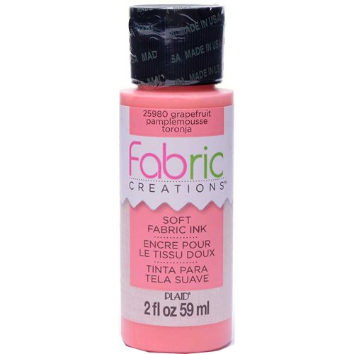 Fabric Creations™ Soft Fabric Inks - Grapefruit, 2 oz. - 25980