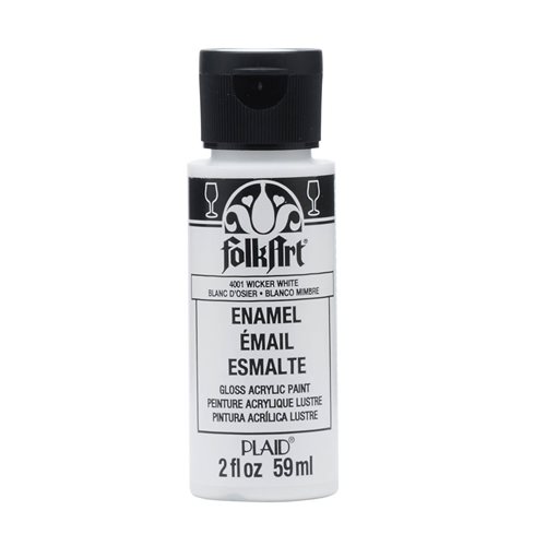 FolkArt ® Enamels™ - Wicker White, 2 oz. - 4001