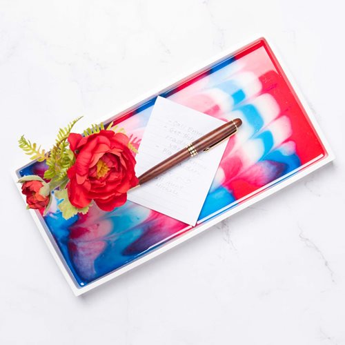 Red, White and Blue Tray
