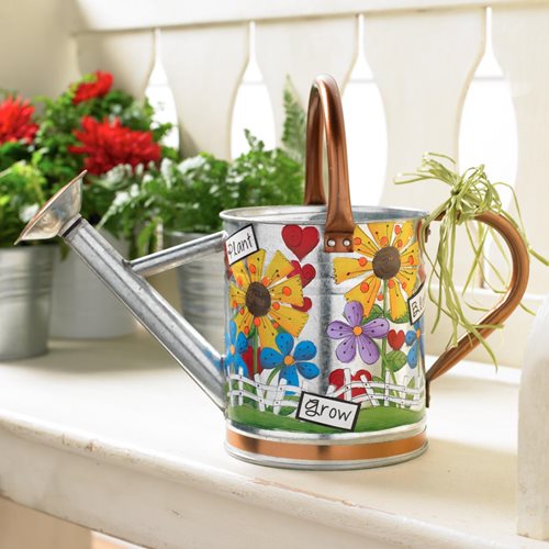 Bright and Colorful Watering Can