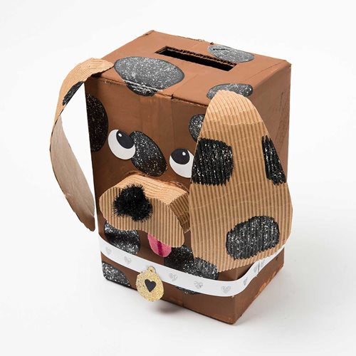 DIY Valentine Box - Puppy