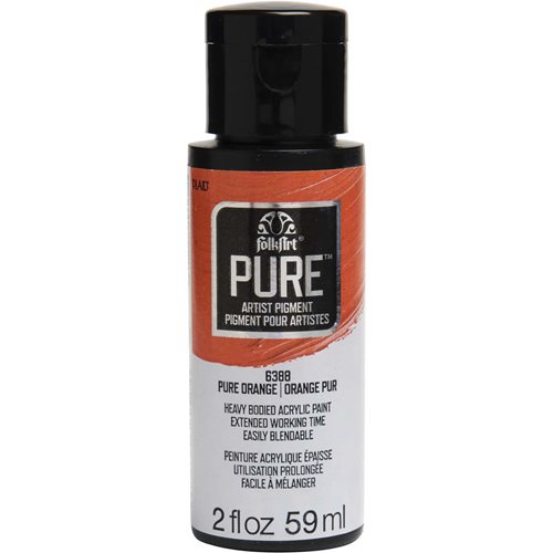 FolkArt ® Pure™ Artist Pigment - Pure Orange, 2 oz. - 6388
