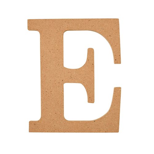 Plaid ® Wood Surfaces - 5 inch MDF Letter - E - 63558