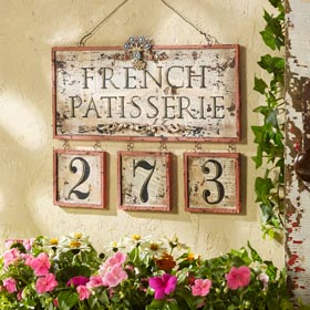 DIY Paris Decor Idea - Patisserie Door Sign