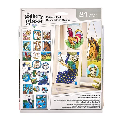 Gallery Glass ® Pattern Packs - Traditional Animals - 19772