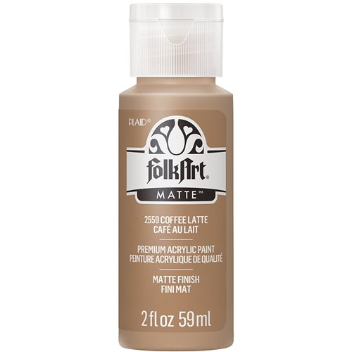 FolkArt ® Acrylic Colors - Coffee Latte, 2 oz. - 2559