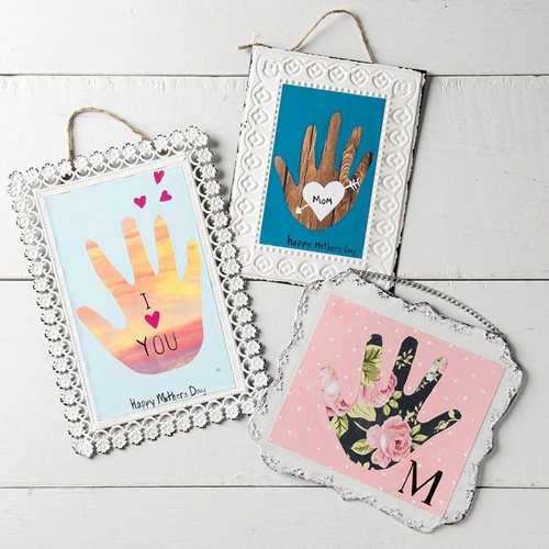 Mother's Day Handprint Craft Project for Kids