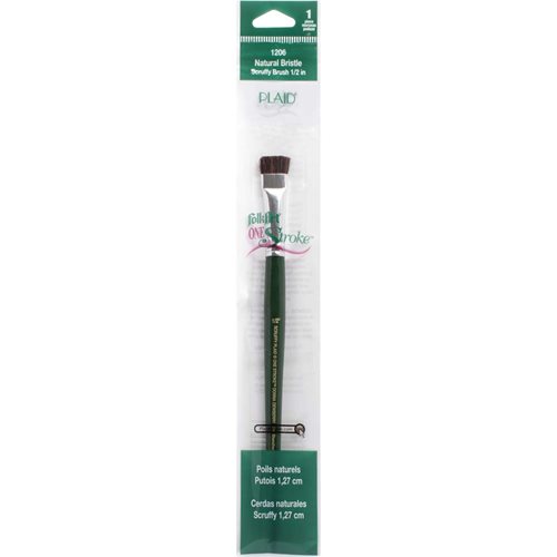 FolkArt ® One Stroke™ Brushes - Scruffy, 1/2" - 1206