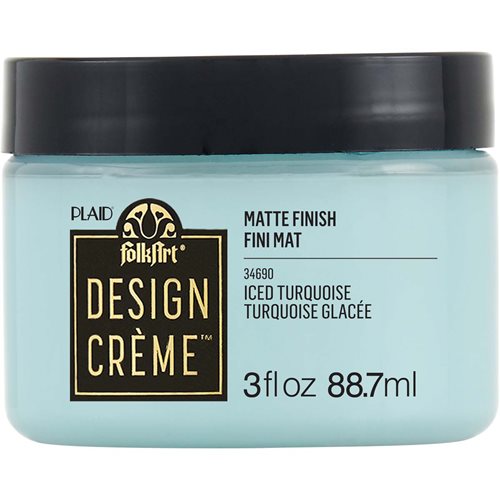 FolkArt ® Design Creme™ - Iced Turquoise, 3 oz. - 34690