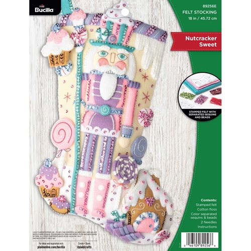 Bucilla ® Seasonal - Felt - Stocking Kits - Nutcracker Sweet - 89256E