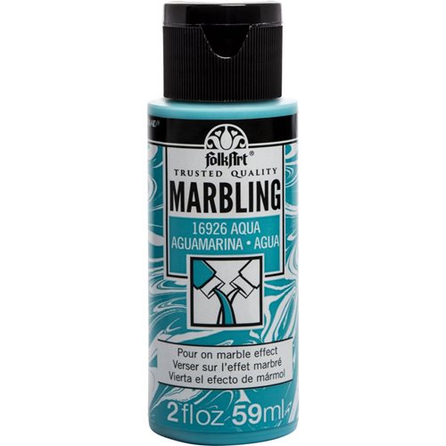 FolkArt ® Marbling Paint - Aqua, 2 oz. - 16926