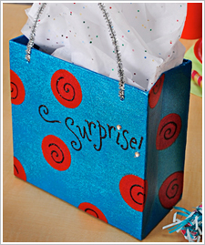 Glittery Surprise Gift Bag