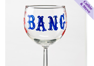 'Bang' Wine Glass