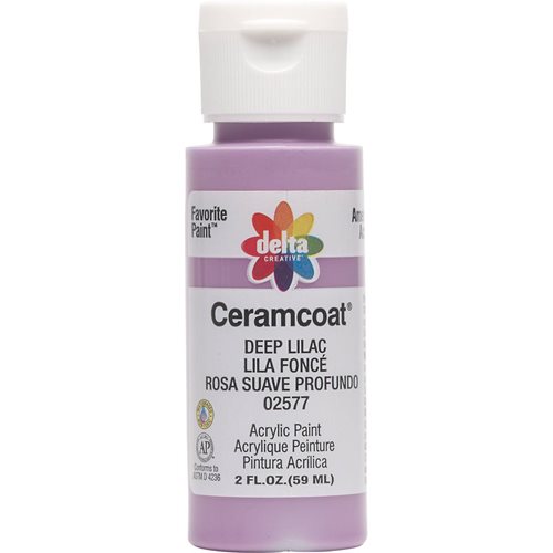 Delta Ceramcoat Acrylic Paint - Deep Lilac, 2 oz. - 025770202W