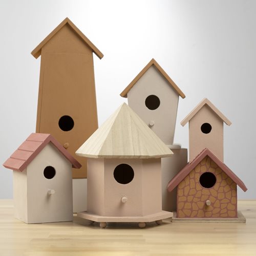 Terra Cotta Birdhouses