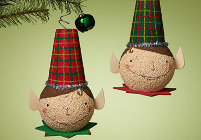 Twin Elf Ornaments