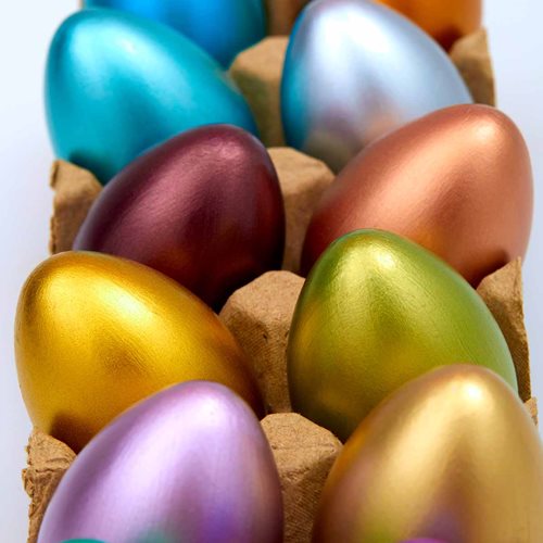 Jewel-Tone Easter Eggs
