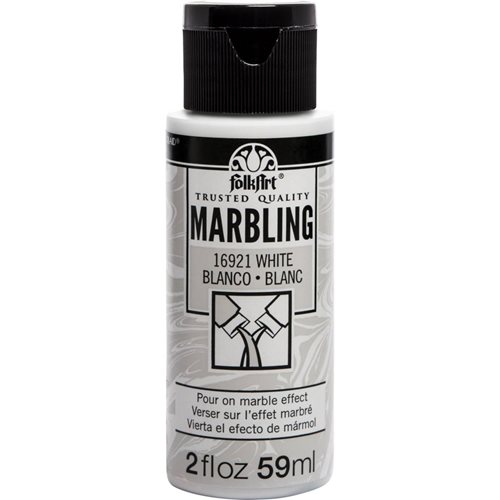 FolkArt ® Marbling Paint - White, 2 oz. - 16921
