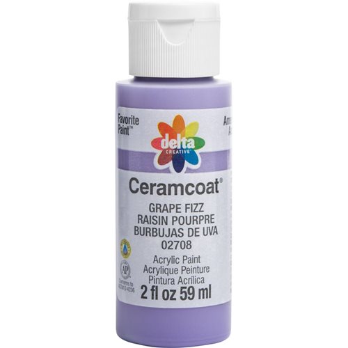 Delta Ceramcoat Acrylic Paint - Grape Fizz, 2 oz. - 02708
