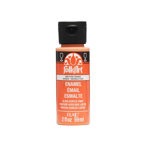 FolkArt ® Enamels™ - Pure Orange, 2 oz. - 4008
