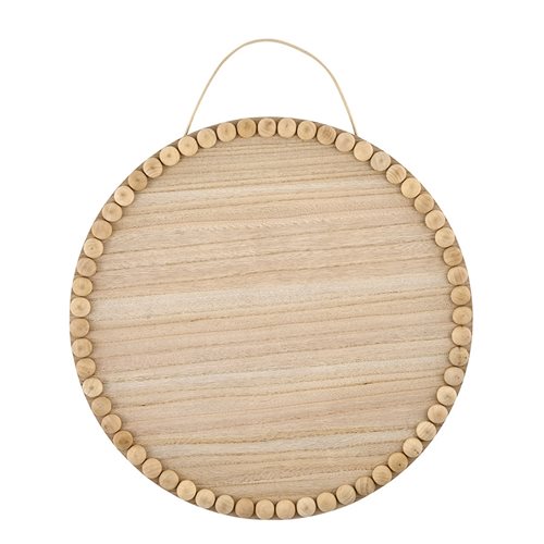 Plaid ® Wood Surfaces - Plaques - Circle with Beaded Edge, 15.625" - 48185