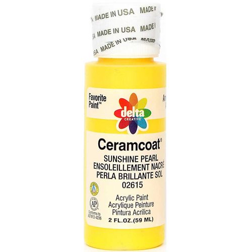 Delta Ceramcoat ® Acrylic Paint - Sunshine Pearl, 2 oz. - 026150202W