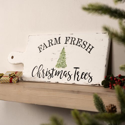 Farm Fresh Christmas Cutting Board Sign