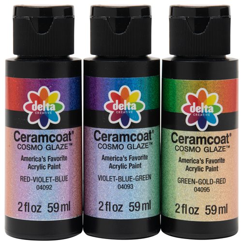 Delta Ceramcoat ® Paint Sets - Cosmo Glaze™ - 3 Color Set - PROMOCG